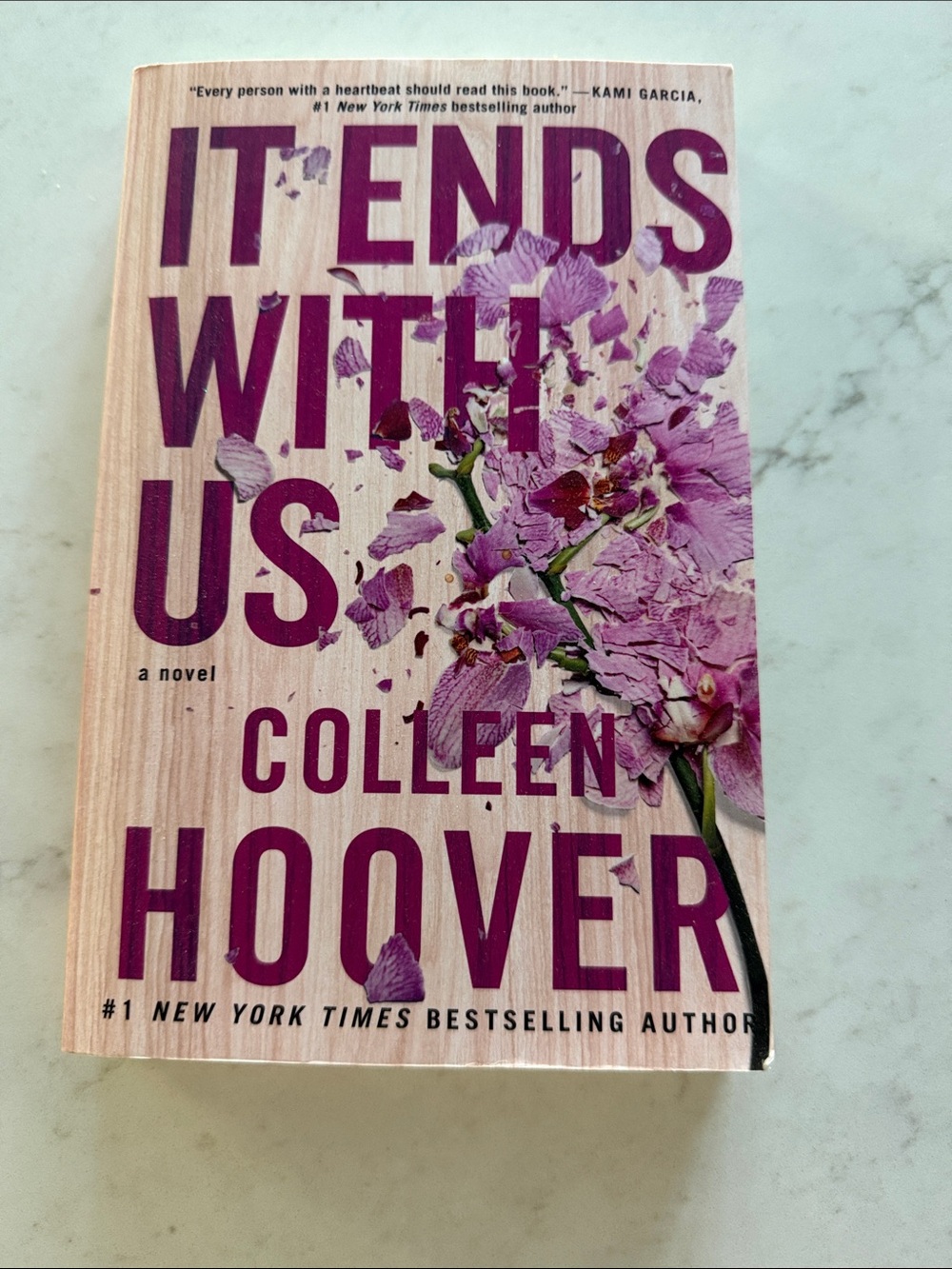 It Ends With Us Decorative Book Cover — Purple